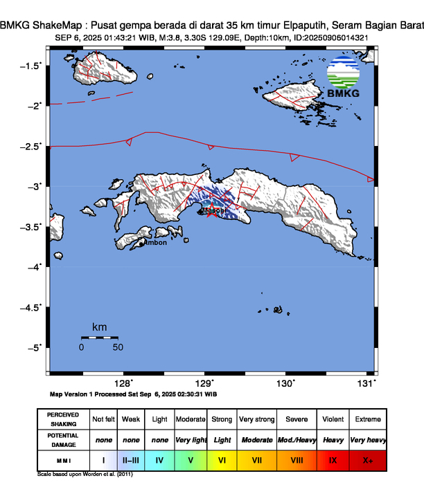 Loading earthquake map...