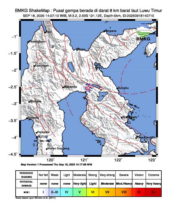 Loading earthquake map...