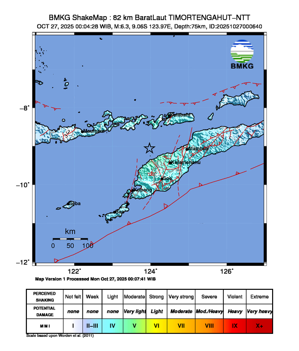 Loading earthquake map...