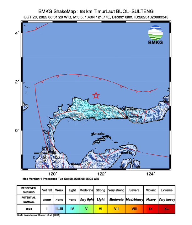 Loading earthquake map...