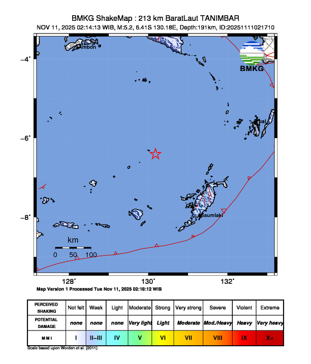 Loading earthquake map...