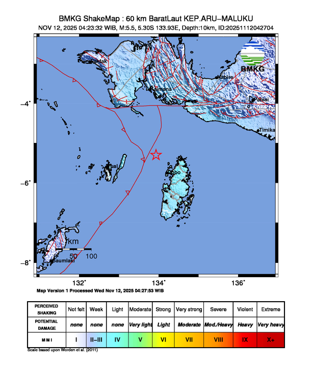 Loading earthquake map...