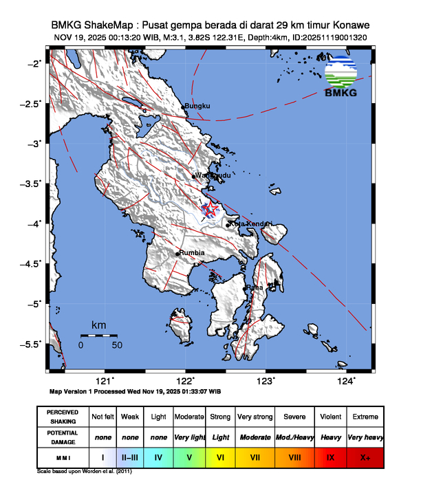 Loading earthquake map...