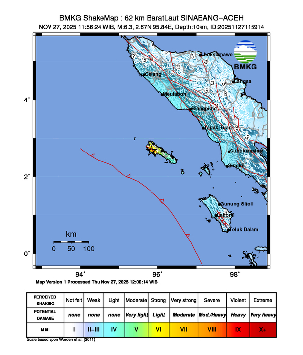 Loading earthquake map...