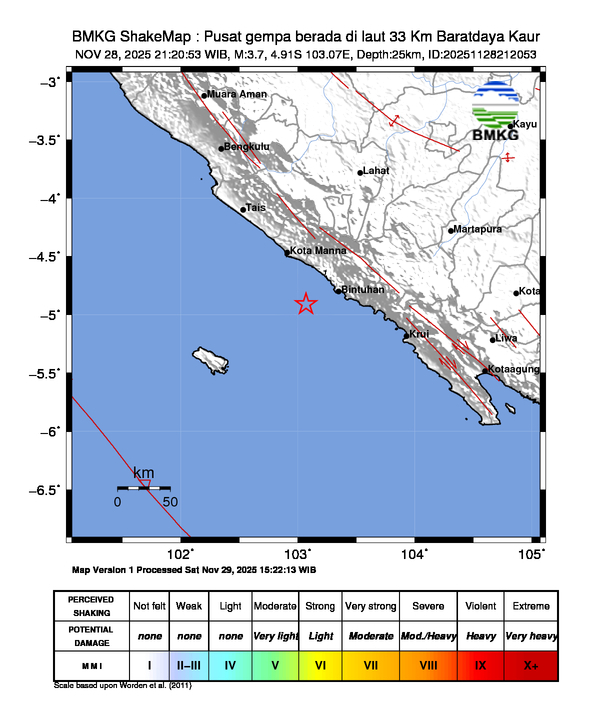 Loading earthquake map...