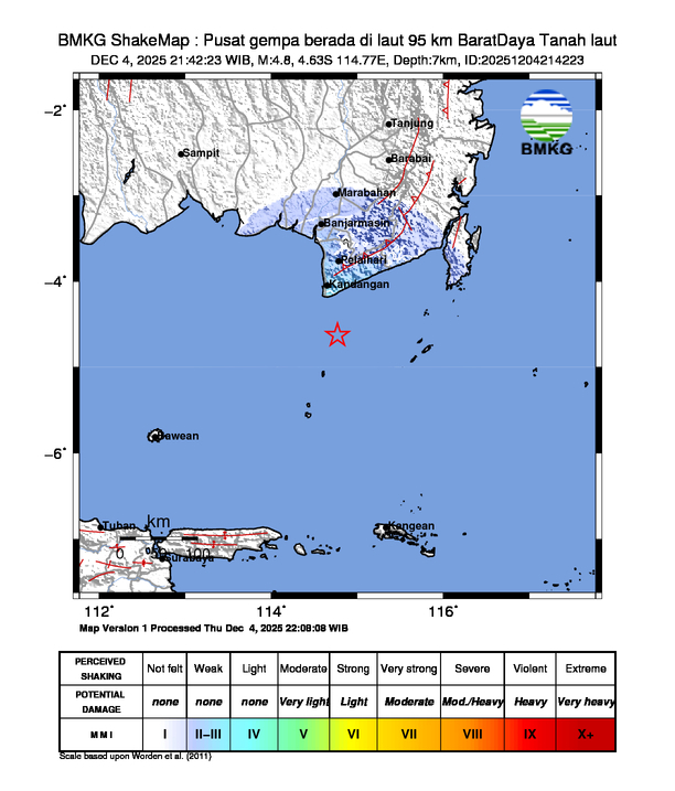 Loading earthquake map...