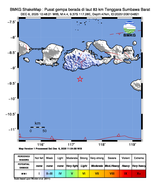 Loading earthquake map...