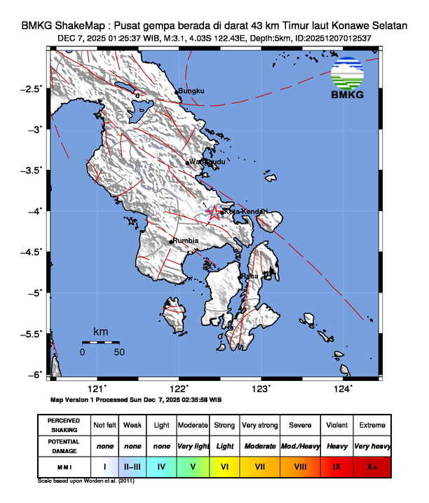 Loading earthquake map...