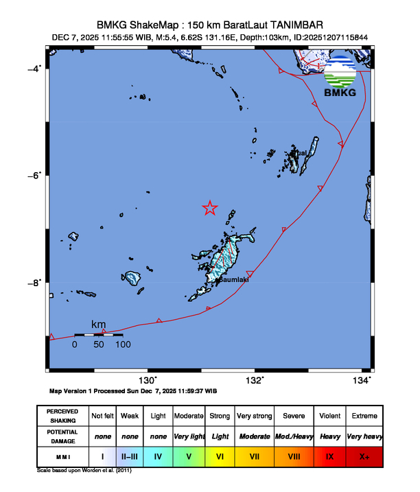 Loading earthquake map...