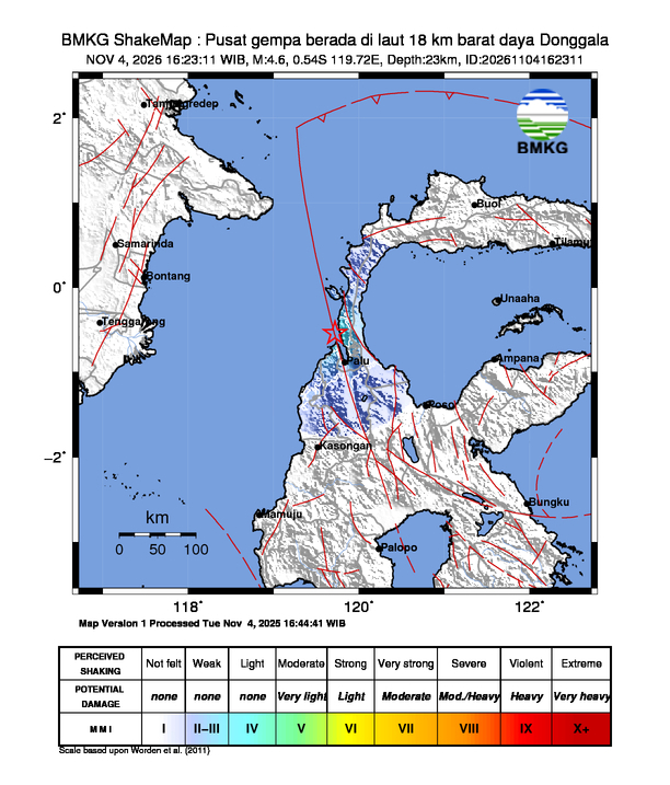 Loading earthquake map...